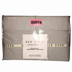 Rae Dunn DREAM Queen Sheet Set